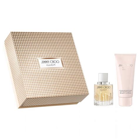 Jimmy Choo Illicit Pour Femme T Set With 60ml Edp And 100ml Body Lotion