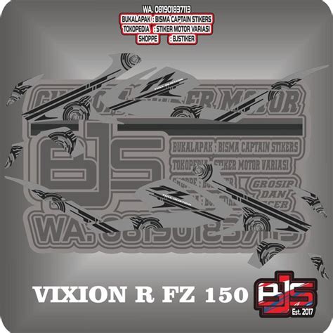 Jual Stiker Striping List Motor New Vixion R Fz 150 V2 Di Lapak BJS