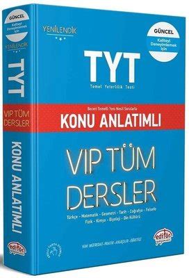 Tyt Vip T M Dersler Konu Anlat Ml Kolektif Fiyat Sat N Al D R