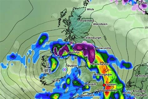 Scotland Weather Forecast Met Office Blizzard Warning With 4ins Snow