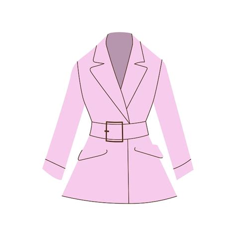 Premium Vector Red Coat Vector Illustration