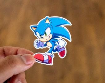 90s Sonic The Hedgehog Sticker Pack Etsy