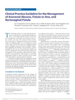 Clinical Practice Guideline For The Management Of Clinical