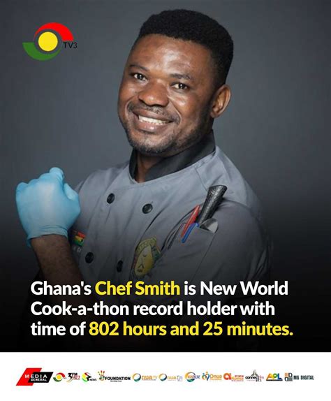 Cook A Thon Ghanaian Chef Ebenezer Smith Announces Himself As New