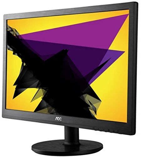 Led AOC E970Sw Monitor, Model Name/Number: E970SWNL, Screen Size: 18.5 ...