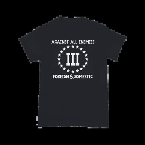 Three Percenter T Shirt Sheeble Patriotic Shirt 3 Shirt