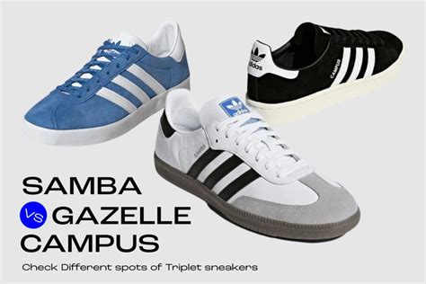 Due To Their Similar Looks The Adidas Gazelle Vs Samba Sneaker Lines