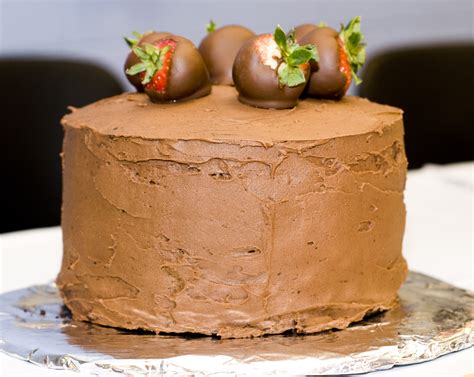 Chocolate Covered Strawberry Cake