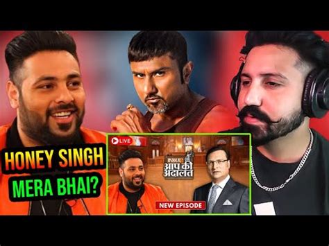 Badshah Reply On Yo Yo Honey Singh In App Ki Adalat Reaction Video