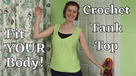 How To Crochet A Tank Top That Fits Your Body Truboo Yarn Crochet Tank