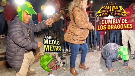 EL MEDIO METRO SACANDO SUS MEJORES PASOS LA CUMBIA DE LOS DRAGONES