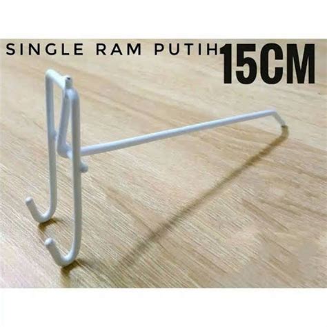 Jual Single Ram Putih Ukuran 15cm Cantolan Ram 15cm Shopee Indonesia