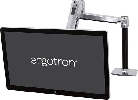 Ergotron 45 384 026 LX HD Sit Stand Desk Mount Arm For LCD Screen