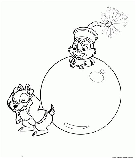 Chip And Dale Coloring Pages - Coloring Home