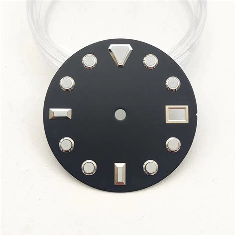 Luminous Sterile Watch Dial Para Movimento Cor S Lida Preto Branco