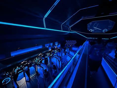 Photos Video Experience The New Tron Lightcycle Run Coaster At Magic