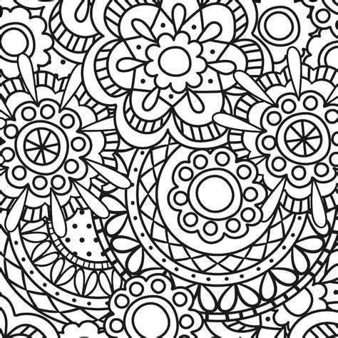 Premium Vector Hand Drawn Zen Doodle Pattern