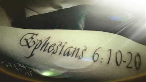 ephesians 6 11 tattoo - wallpaperdesktopblackgradient