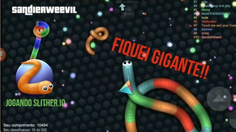 Jogando Slither Io O Jogo Da Cobrinha Fiquei Gigante Youtube