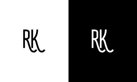 Letter Rk Vector Logo Free Template Free Vector 11560780 Vector Art At