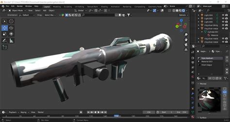 3D Bazooka Weapon Model - TurboSquid 2245579