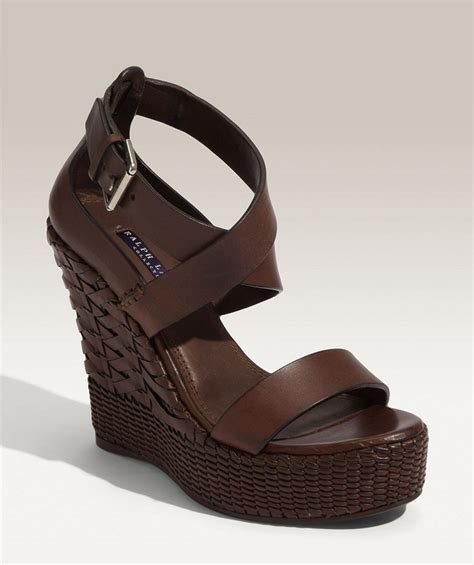 Brown Wedge Sandals | CraftySandals.com