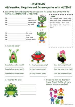 Alien English Esl Worksheets Pdf Doc Worksheets Library