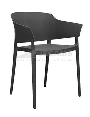 PP Plastic Chair With Armrest - 363-APP Chair | Jecams Inc.