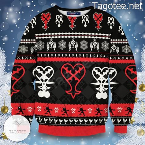 Shadow Heartless Kingdom Hearts Xmas Ugly Christmas Sweater Tagotee