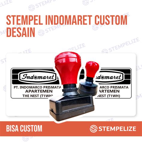 Jual Stempel Indomaret Custom Desain Shopee Indonesia