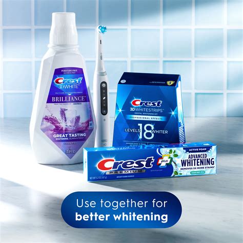 Crest Premium Plus Advanced Whitening Toothpaste Clean Mint 52 Oz