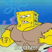 Spongebob Muscles GIFs | Tenor