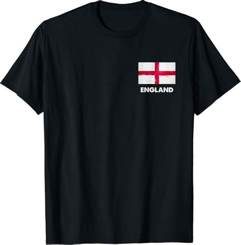 England Flag Shirt | English T-Shirt : Amazon.co.uk: Clothing