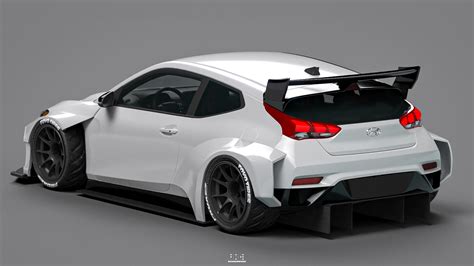 Briankimworkskorea Hyundai Veloster N Full Wide Bodykit Design