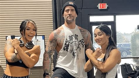 Photo Cora Jade Roxanne Perez Troll Cm Punk With Aew Reference