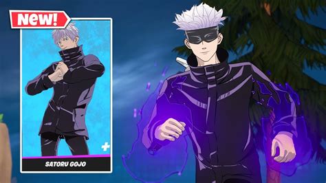 New Satoru Gojo Skin Gameplay In Fortnite Jujutsu Kaisen Nbkomputer