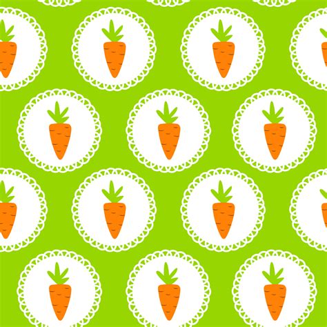 Carrot Seamless Pattern Background Vector Illustration 3497866 Vector