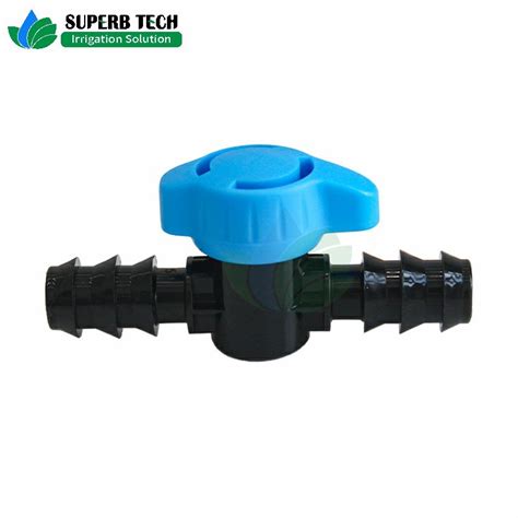 Plastic Barbed Straight Through Mini Valve For Agriculture Drip