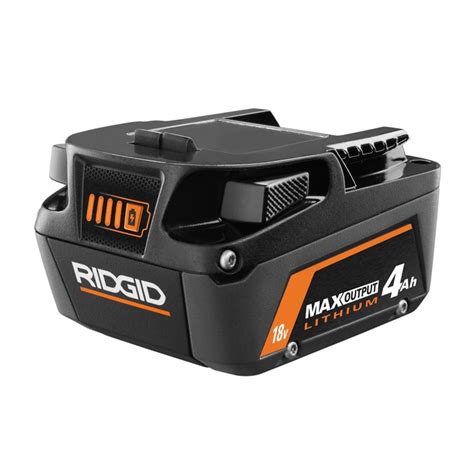 Ridgid 18v Max Output Lithium Ion 40 Ah Battery The Home Depot Canada