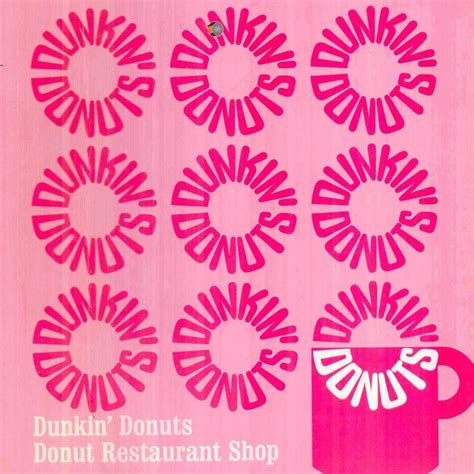 Dunkin Donuts (and design) registered as trademark on this day in 1971 ...