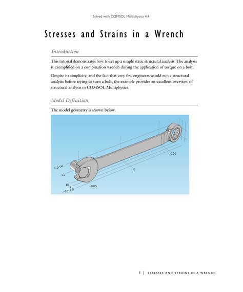 Practical Multi Physics Modelling Using Comsol Stresses And Strains In