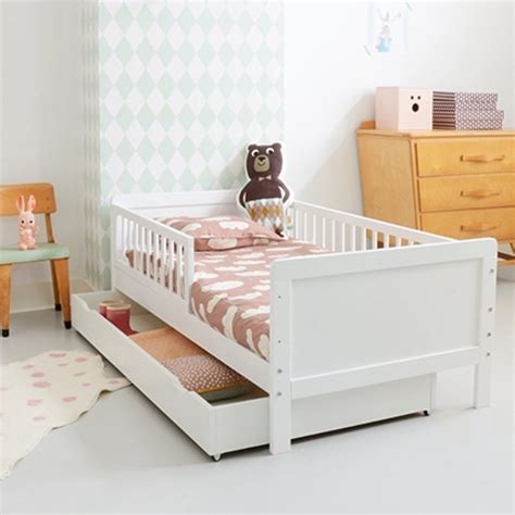 Lit enfant Blanc 70x140 Bois Petite Amélie lits enfants Toddler bed