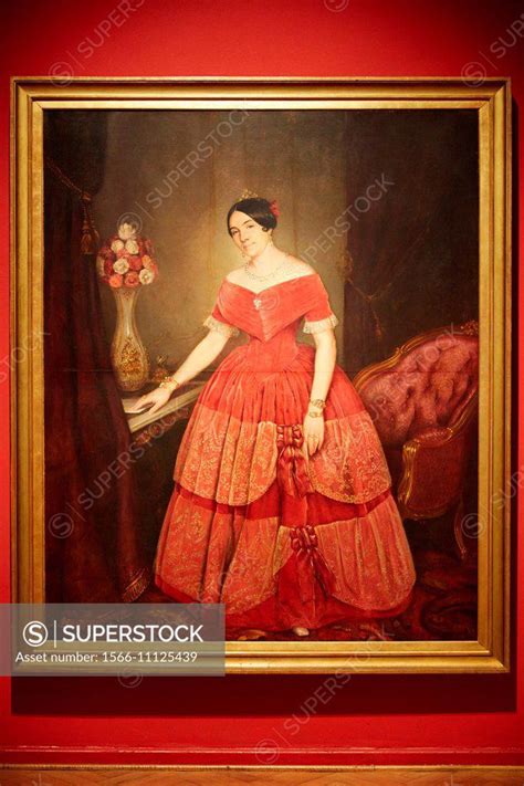 Portrait Of Manuelita Rosas Prilidiano Pueyrredón Museo Nacional De Bellas Artes National