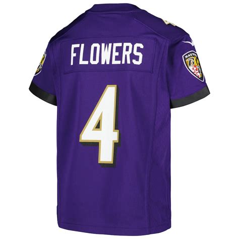 Youth Baltimore Ravens Zay Flowers Nike Purple Game Jersey – Official ...