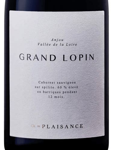 Château de Plaisance Grand Lopin Anjou Vivino 日本