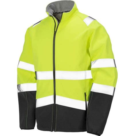 Veste haute visibilité Softshell Result HIGH VIZ Jaune Fluo S 75305