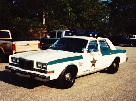 Retired Deputy Rodell Cranfords 1985 Dodge Diplomat Police Cars Old