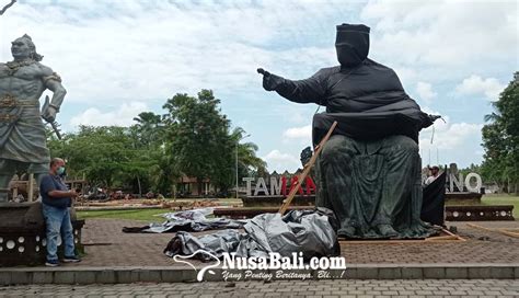 NUSABALI Patung Bung Karno Direlokasi Tepat Tengah Malam