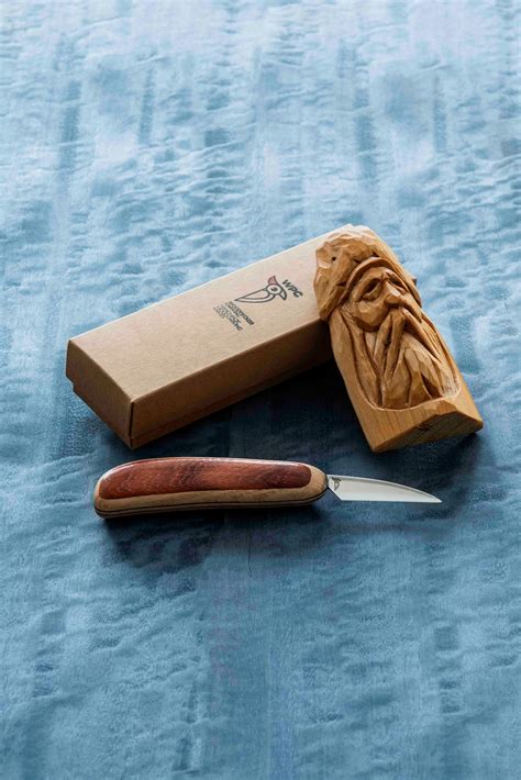 Knife Whittling Knifewith Leather Cover Woodcarving Knife Wood