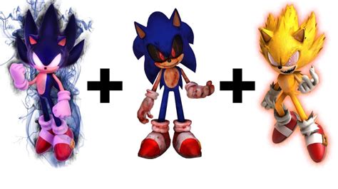 Dark Sonic Sonic Exe Fleetway Sonic Youtube